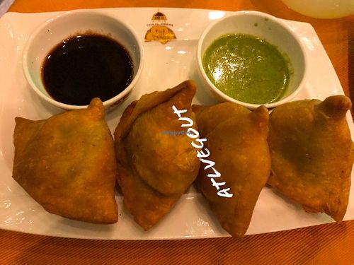 Vegetable samosas at Buena Vista Curry Club in Havana