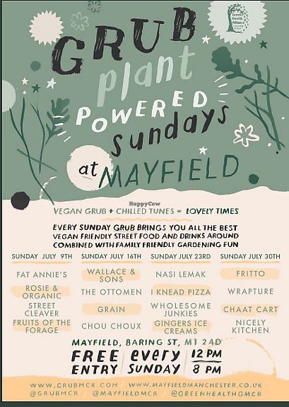 Plant Powered Sundays Food Fair at GRUB in Manchester