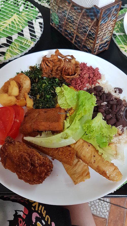 Variedade de alimentos  at Gran Vegano in Sao Paulo