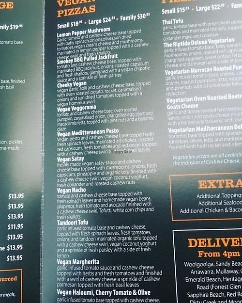  at Riptide Pizza in Woolgoolga