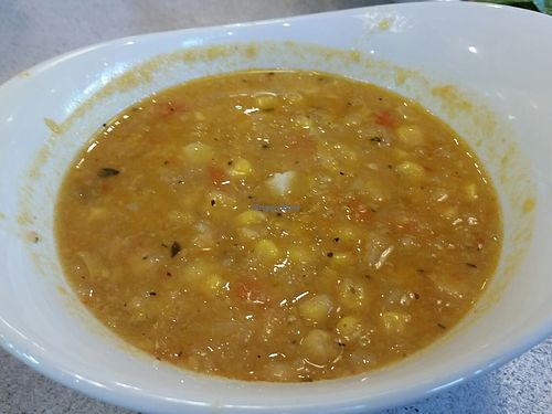 corn chowder at LYFE Kitchen in Playa Vista