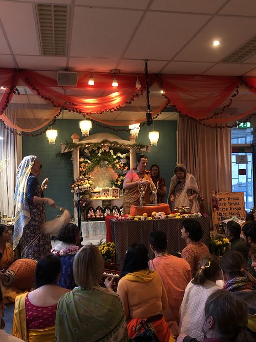   at ISKCON in Amsterdam