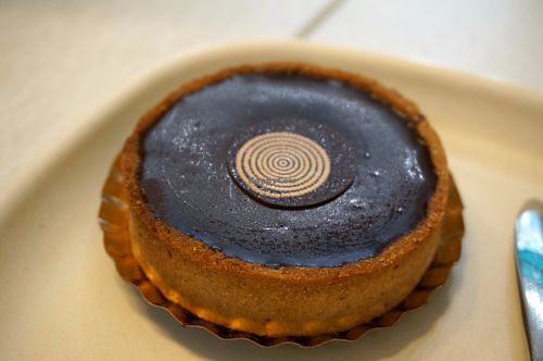 Chocolate Tart w/Chestnuts and Gianduja at Laelo in Paris