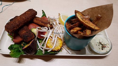 Fish and chips at Laelo in Paris