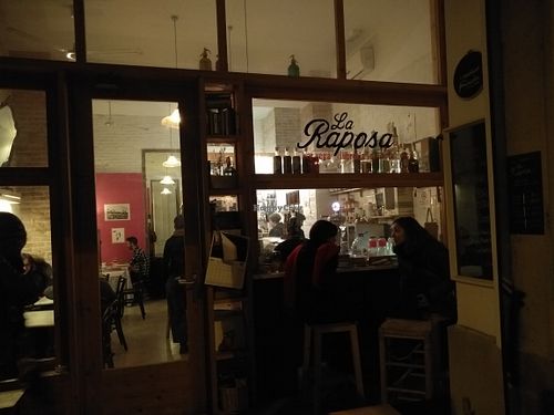 From the outside at La Raposa del Poble Sec in Barcelona