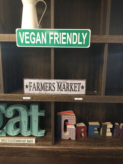 Inside decorations at Farmhouse Greens in Catonsville