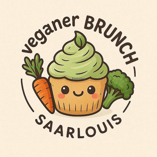 New logo at Vegan Brunch Saarlouis Potluck in Saarlouis