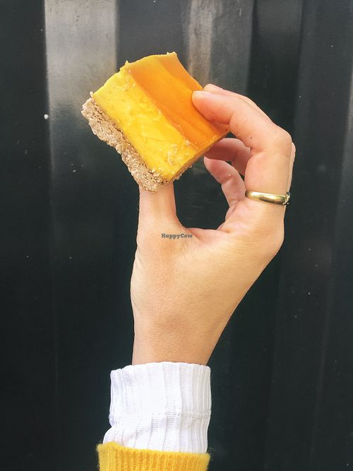 Mango cheesecake at Krishna Food - Pipitea Campus in Wellington