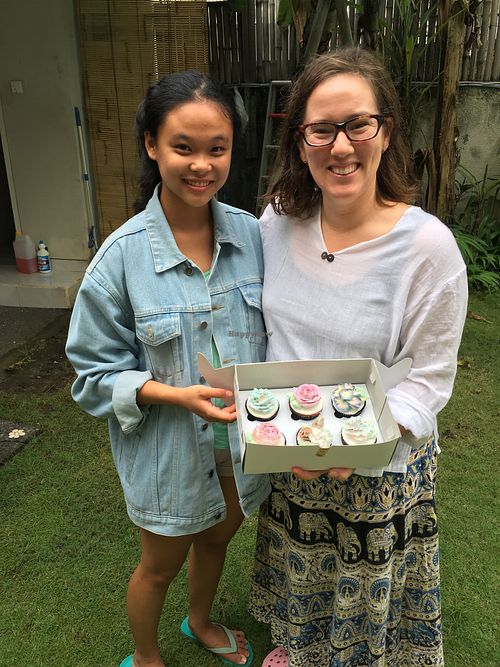 The lovely Arielle! at Thyme and Caramel in Canggu