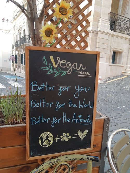 Board at Petite Sophie in Mahon