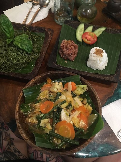 Dinner at Atman Nourish Kafe in Ubud