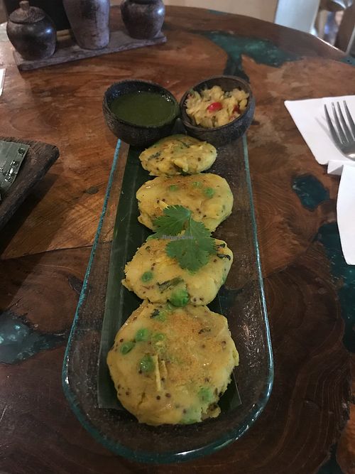 Naked Samosas - Spicey!!! at Atman Nourish Kafe in Ubud