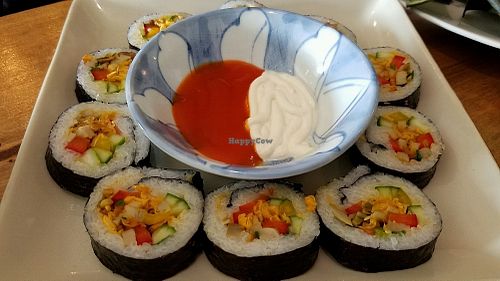 sushi at Vegan Kitchen in Ho Chi Minh City