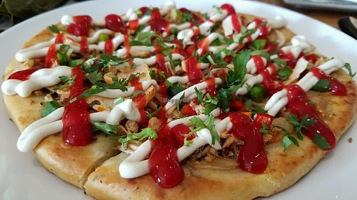 vegan pizza at Vegan Kitchen in Ho Chi Minh City