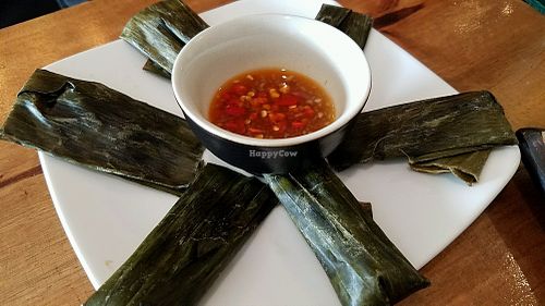sticky rice dumpling at Vegan Kitchen in Ho Chi Minh City