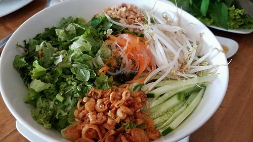 vegan Korean style pho. no chicken at Vegan Kitchen in Ho Chi Minh City