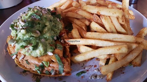 bacon avocado omelette, all vegan at Haunt in North London