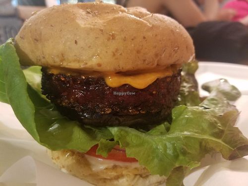 Spicy burger at Barefood Bangkok in Bangkok