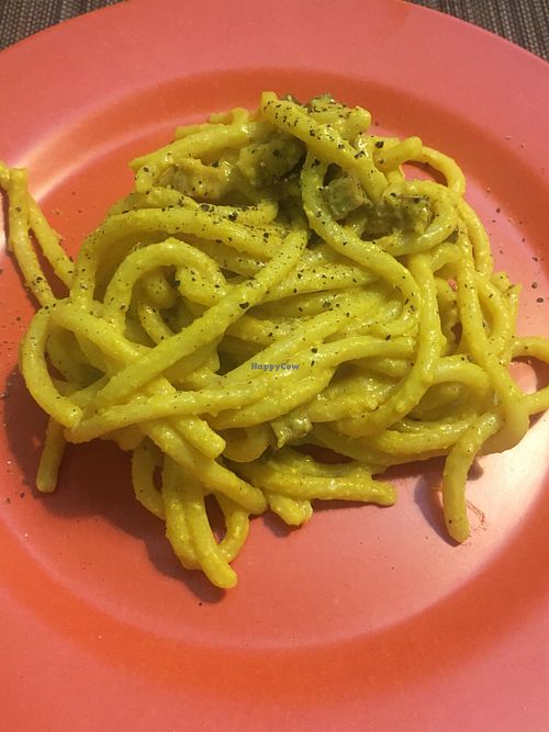 Pici alla carbonara  at VgOloso in Venice
