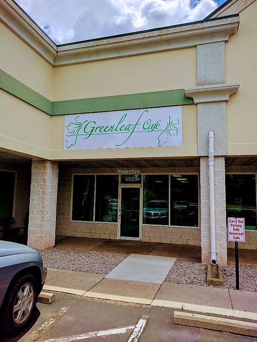 Entrance to the restaurant. at Greenleaf Cafe in Toledo
