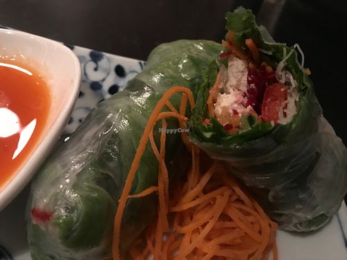 Garden rolls at DC Noodles in Washington