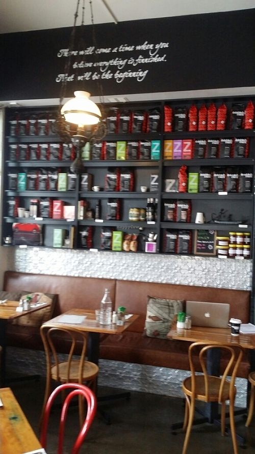 inside seating at Bean on Boundary in West End