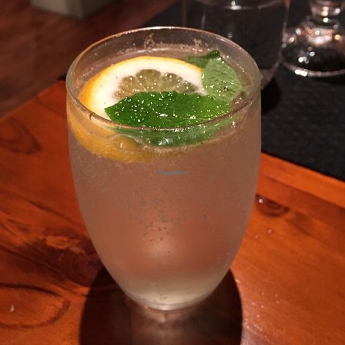 Lemon lime sweet-salty drink at Steam in Rotorua