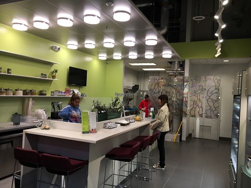Inside at Puree Juice Bar in Fairfax