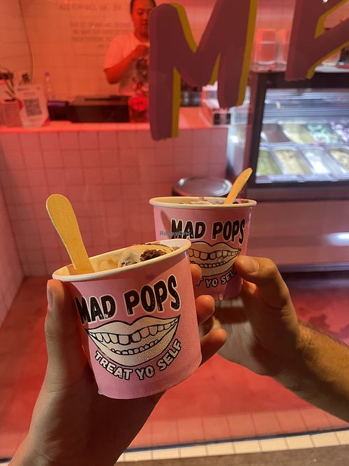 Our ice creamm  at Mad Pops in Seminyak