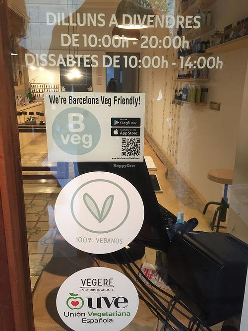horario at Vegere Vegan Beauty in Barcelona