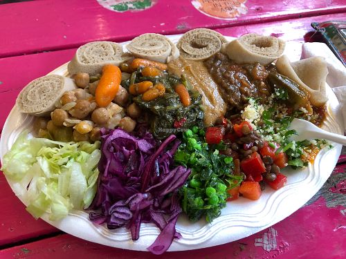 Lunch at Ethiopiques - Boiler House in East London