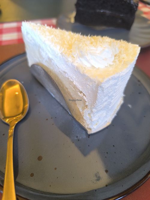 Coconut cake at Rad Rabbit in Chiang Mai