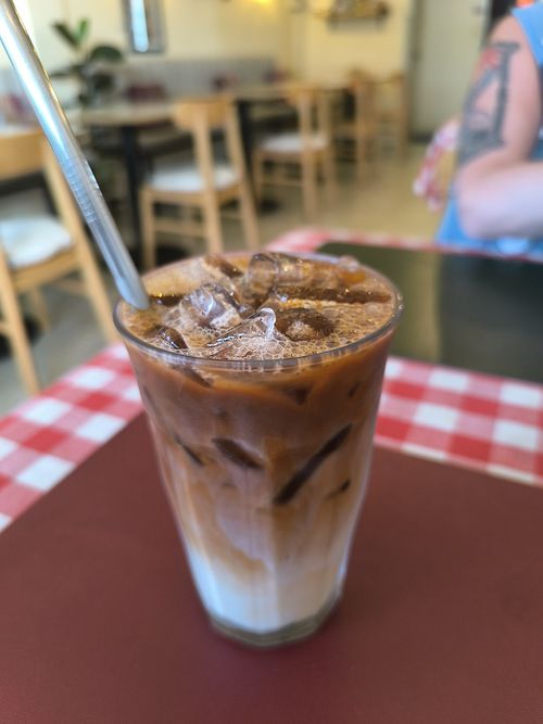 Iced Thai Tea at Rad Rabbit in Chiang Mai