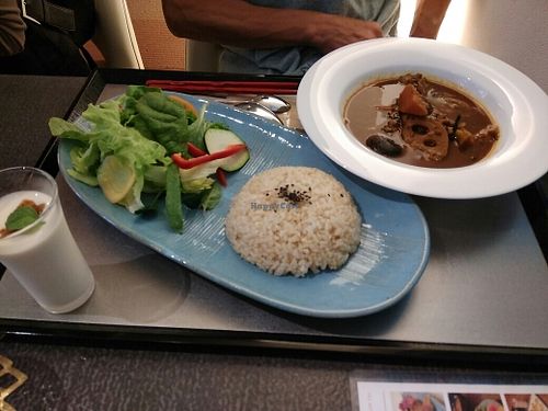 black curry at Vegetable Cafe Lyra in Sapporo