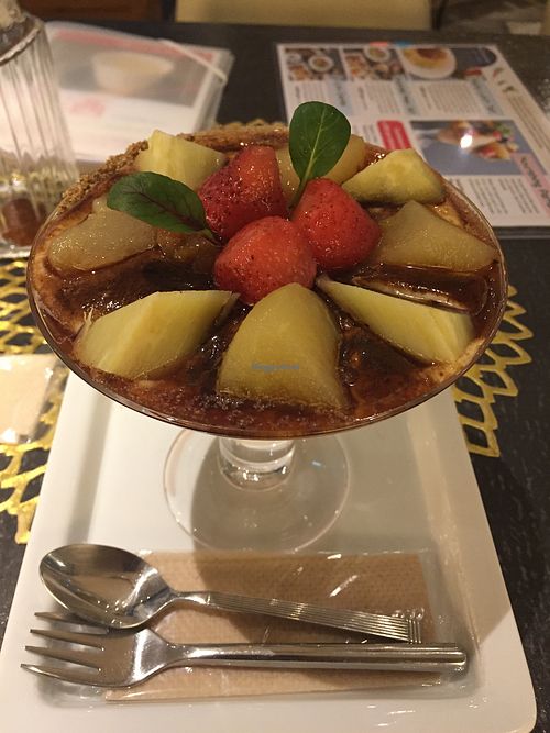 Parfait at Vegetable Cafe Lyra in Sapporo