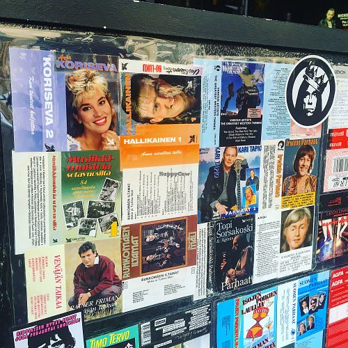 they only play c-cassettes in this bar :) at Iggys' Bar & Food Joint in Helsinki