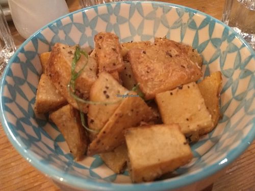 Home fries at Something at The Glad Cafe in Glasgow