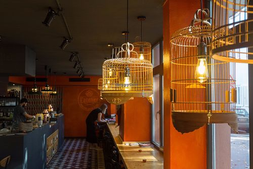 L'Atelier from the inside. at L'Atelier in Saarbrucken
