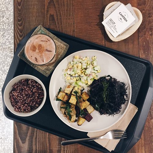 organic vegan food at Canteen by Plants in Taipei
