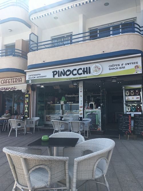 Pinnochi store front at Pinnochi in Calpe