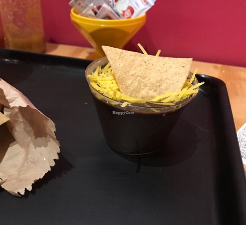 Frijoles at Taqueria La Sabrosa in Sao Paulo
