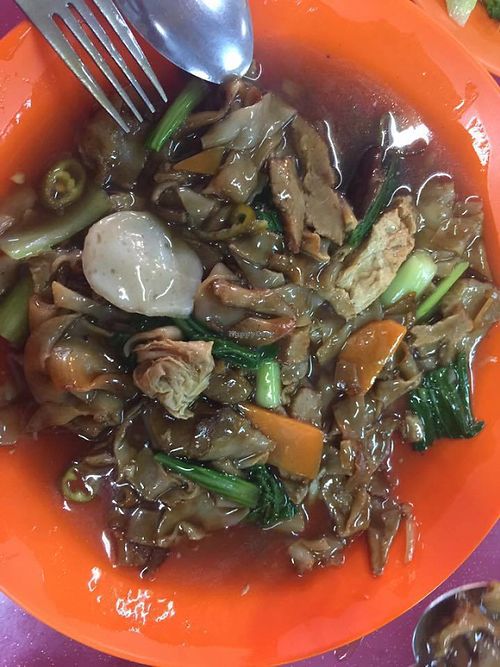 Hor Fun at Tong Li Vegetarian Food in Central Singapore