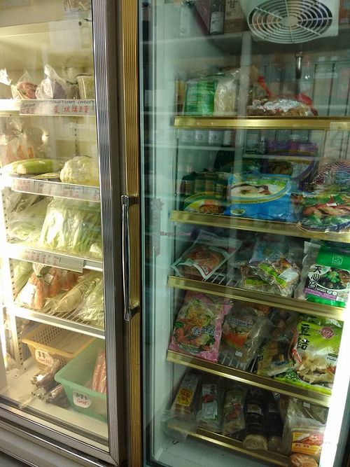 grocery items in the fridget at Ananda Home - Yishun in North Singapore