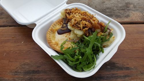 Steak and ale pie (made withthe seitan was the best I've had) at Young Vegans - Online only in East London
