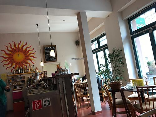 inside at Cafe Habibi in Darmstadt