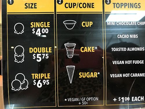 options at Mr. Dewie's Cashew Creamery in Emeryville