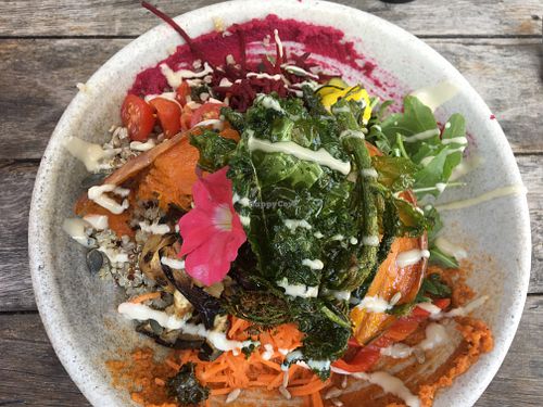 Rainbow salad  at Garden Grub Cafe in Wingham