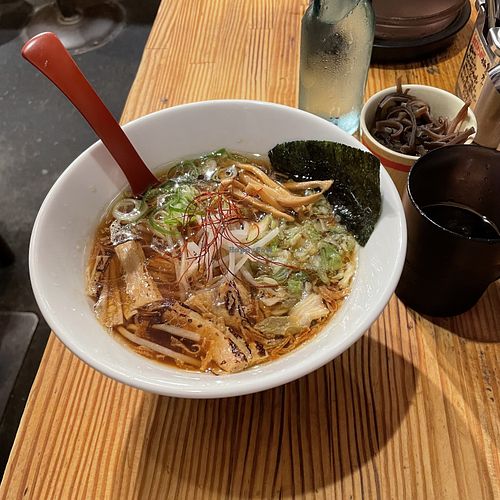 Great tasting soup and noodles! Great vegan chashu as well! And plenty of vegan sides/toppings at Kyushu Jangara Ramen - Akihabara in Tokyo