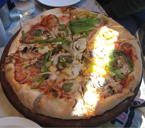 Vegan pizza ?❤️ at Pizzas 'n' Cream in Bray