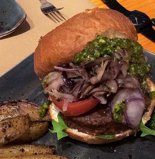 Beyond Burger  at Pizzi & Dixie in Madrid